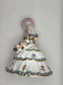 Lovely Porcelain ‘Southern Belle’ Figurine 7”