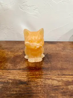 Orange Calcite Cat