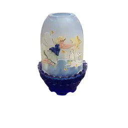 Fenton “Shooting Star” Fairy Lamp