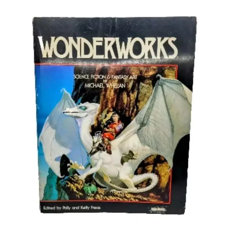 Wonderworks Science Fiction & Fantasy ART Book By Michael Whelan Sci Fi Dragons