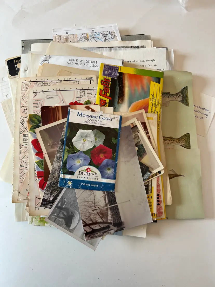 Antique Ephemera Craft Set. Junk Journaling, Smash Books, Scrapbooking. 100+ Items/ Pages, Lot #3