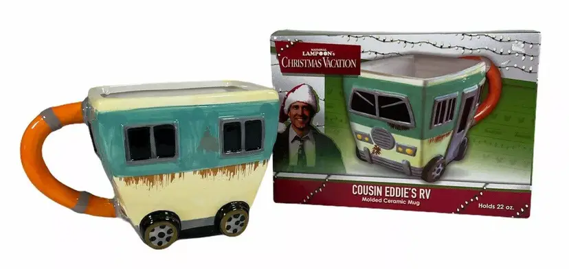 Christmas Vacation Cousin Eddie's RV Mug Cup National lampoon Ceramic Mug 22oz