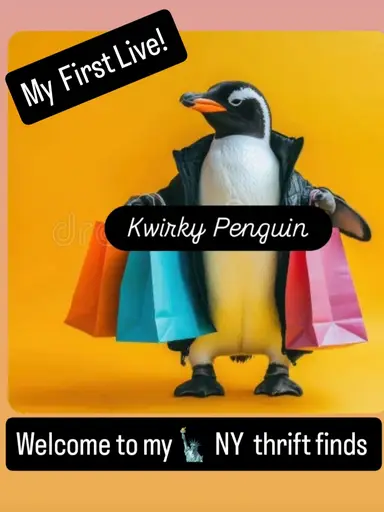 My First Live Yay!  Thrift finds from all over NY!  Preloaded:)
