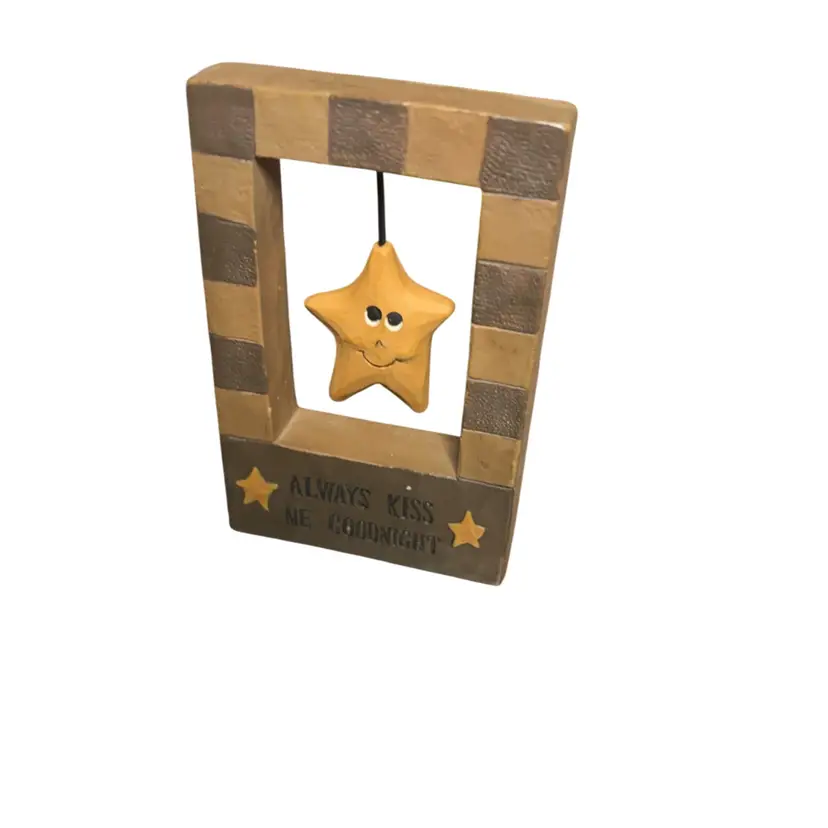 Twinkle Twinkle Little Star Always Kiss Me Good Night Home Decor Signature On Back Boston Rds 09