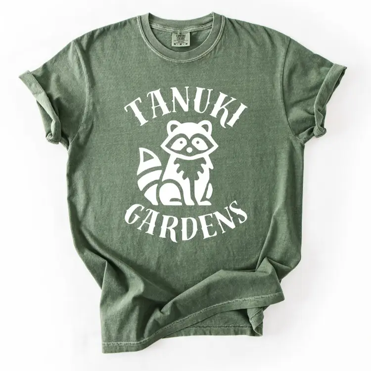 PREORDER - Tanuki Gardens Shirt Hemp Green