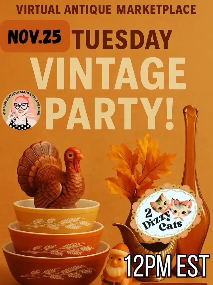 Tuesday Vintage Party with 2 Dizzy Cats 