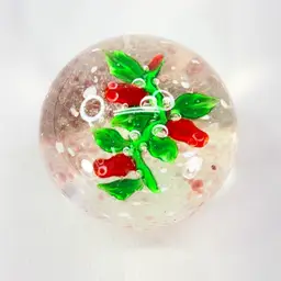 Paperweight With Roses