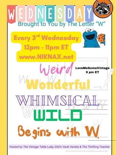 Celebrate The Letter W with LoveMeSomeVintage