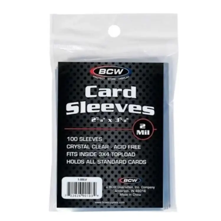 BCW Collector Supply Bundle (4x Standard Top Loaders And 1x Penny Sleeve Pack)