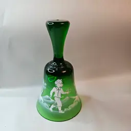 1975 Mary Gregory Style Bell Signed