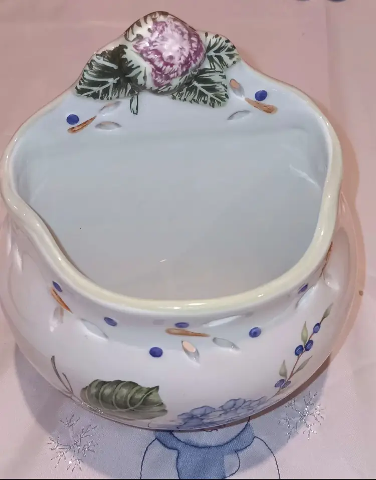 Vintage Princess House Ceramic Wall Pocket