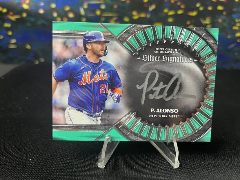 Pete Alonso 濃う サイン入り トレーディングカード ピート・アロンソ