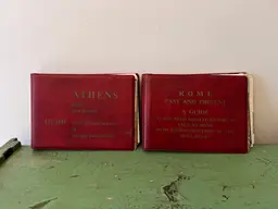 Vintage Past and Present Guide Books Rome/ Athens. 1962 Vision Publications Architecture Ephemera