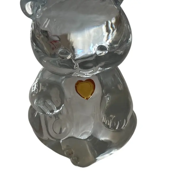 Fenton November Birthday Glass Bear Figurine