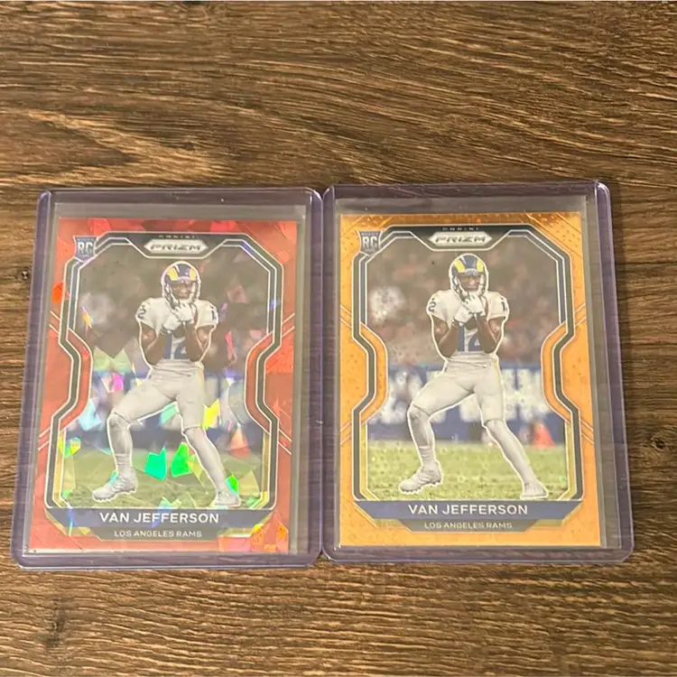 Van Jefferson Prizm RC Lot - Los Angeles Rams