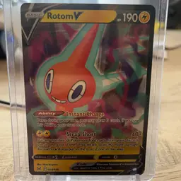 Pokémon TCG Rotom V card 2022 Lost Origin set, 058/196.