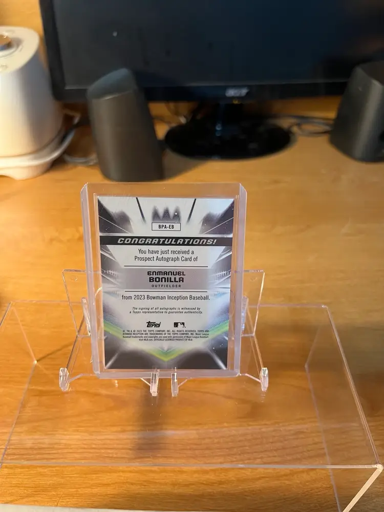 Enmanuel Bonilla Topps Inception /200 Auto 2023 Toronto Blue Jays 