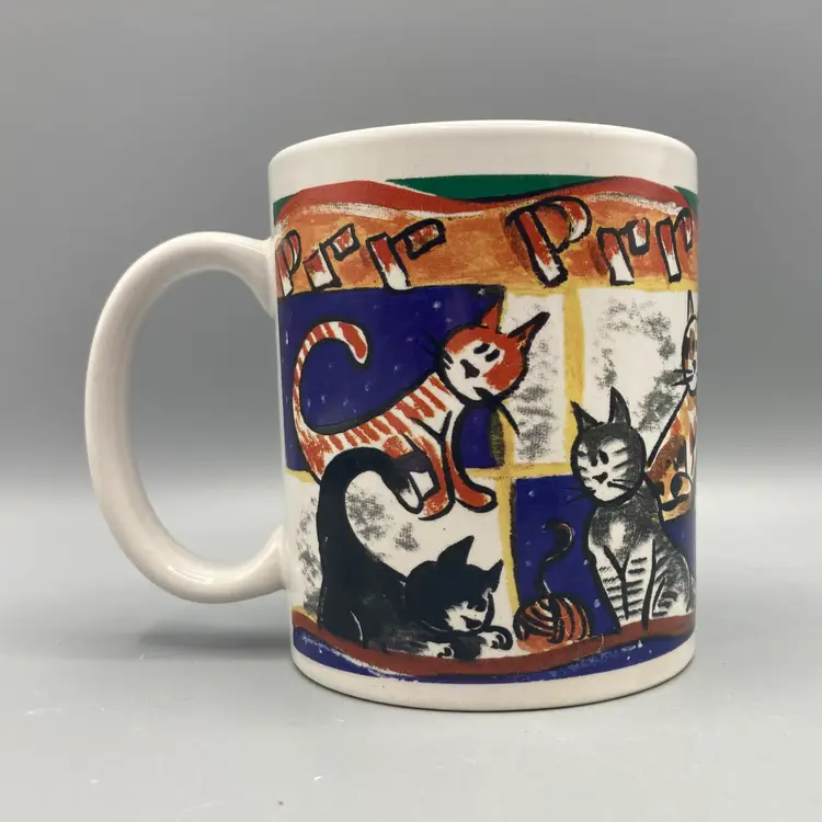 Houston Harvest Meow and Purr Cat Mug