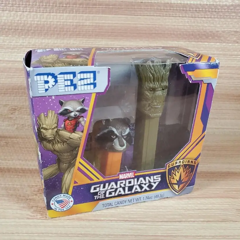 PEZ Guardians Of The Galaxy Rocket & Groot Set