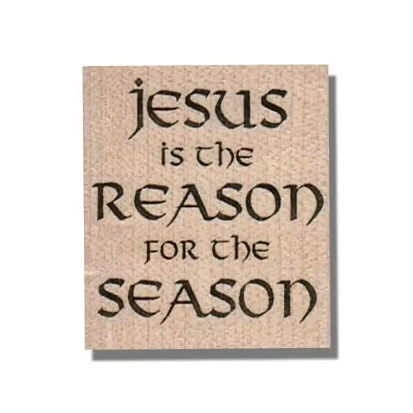 Jesus Is The Reason Christmas Rubber Stamp