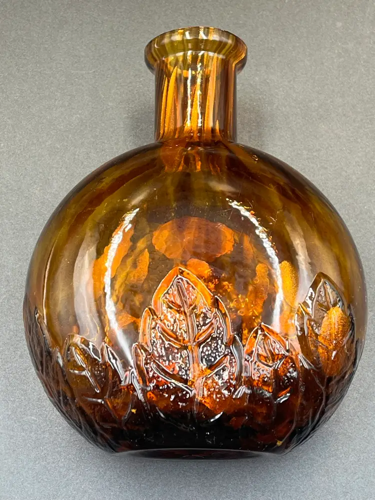 Maestri Vetrai Italian Blown Glass Bottle