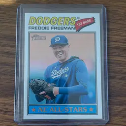 2026 Topps Heritage Freddie Freeman Image Variation