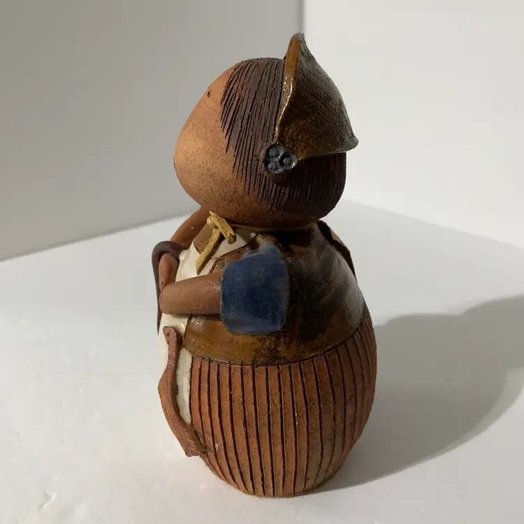 Val Knight Studio Pottery Girl  AS IS