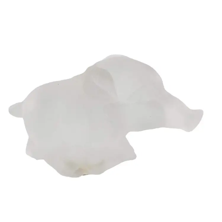 Goebel 24% Bleikristall Boar Pig Frosted Glass Figurine West Germany Vintage