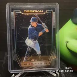 2019 Panini Obsidian prism - Christian Yelich Milwaukee Brewers