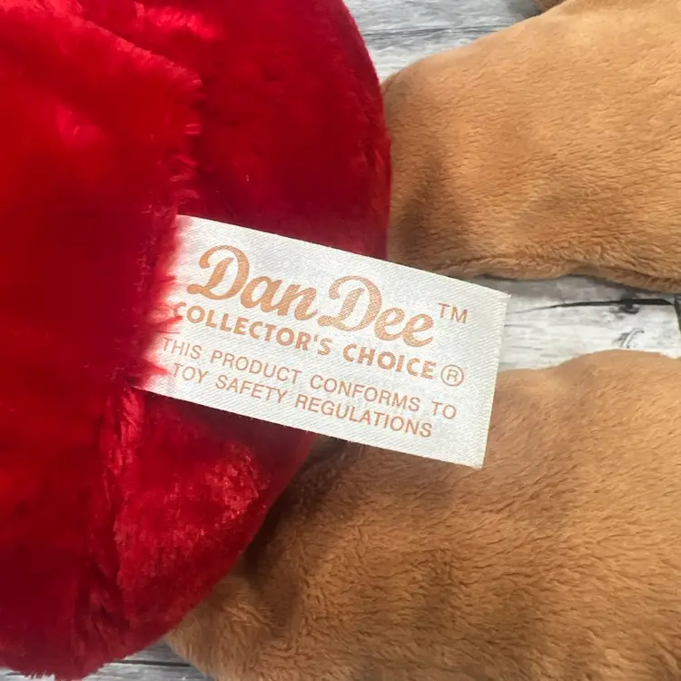 Dan Dee Vintage Gingerbread Boy & Girl Plush 15”