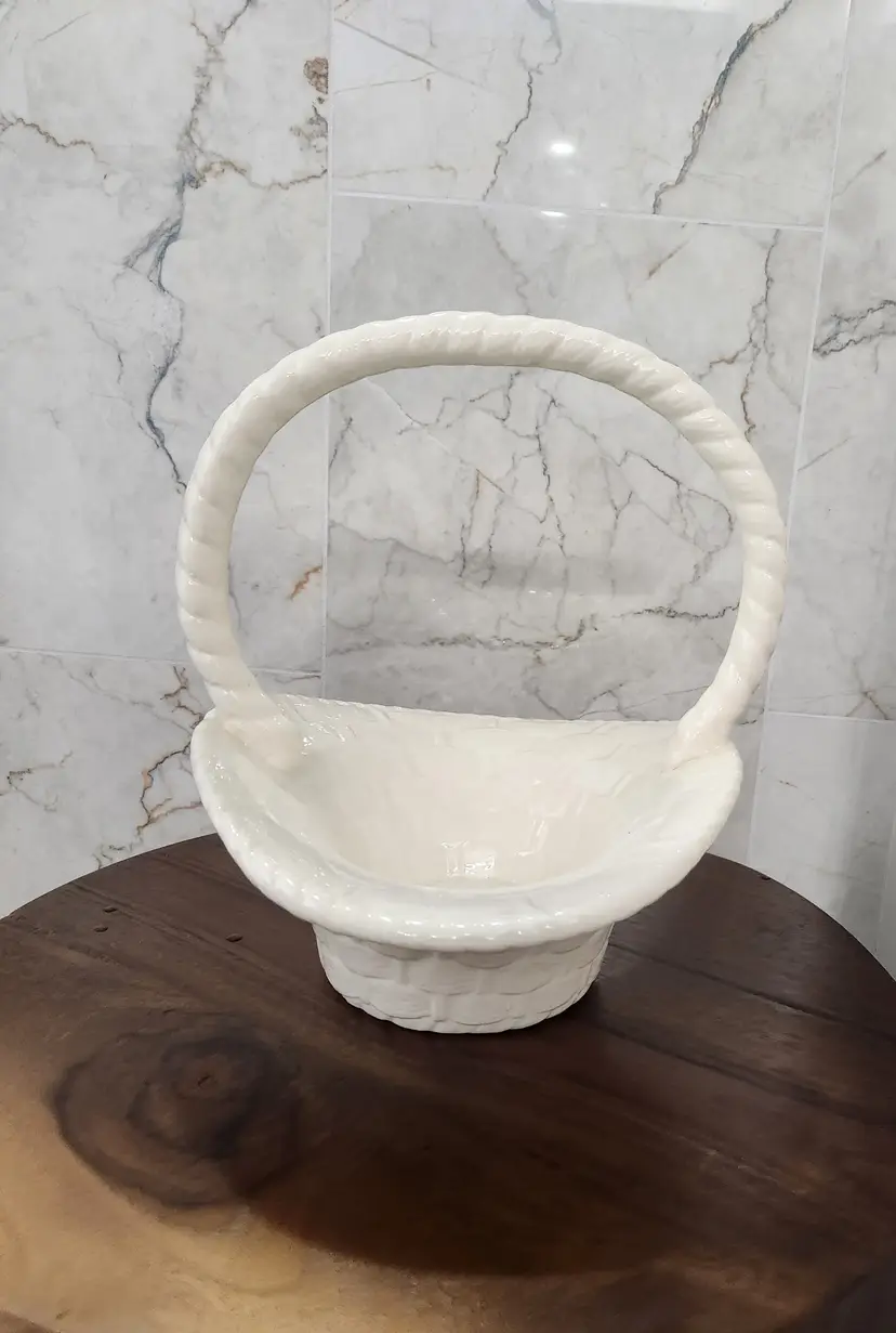 Ceramic Basket 12 Inches Tall