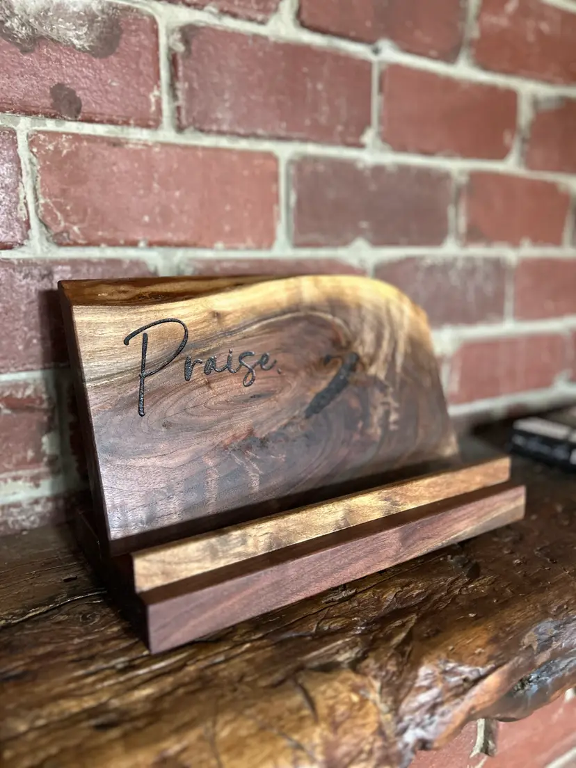 Walnut Cookbook Stand