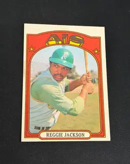 Reggie Jackson 1972 Topps #435 HOF Mr. October Oakland Athletics