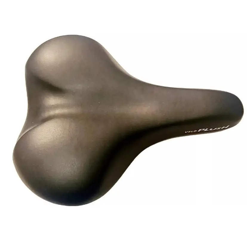 Velo Plush Rad Power Bike Seat Cushioned Bicycle Seat Black.  Pre Owned