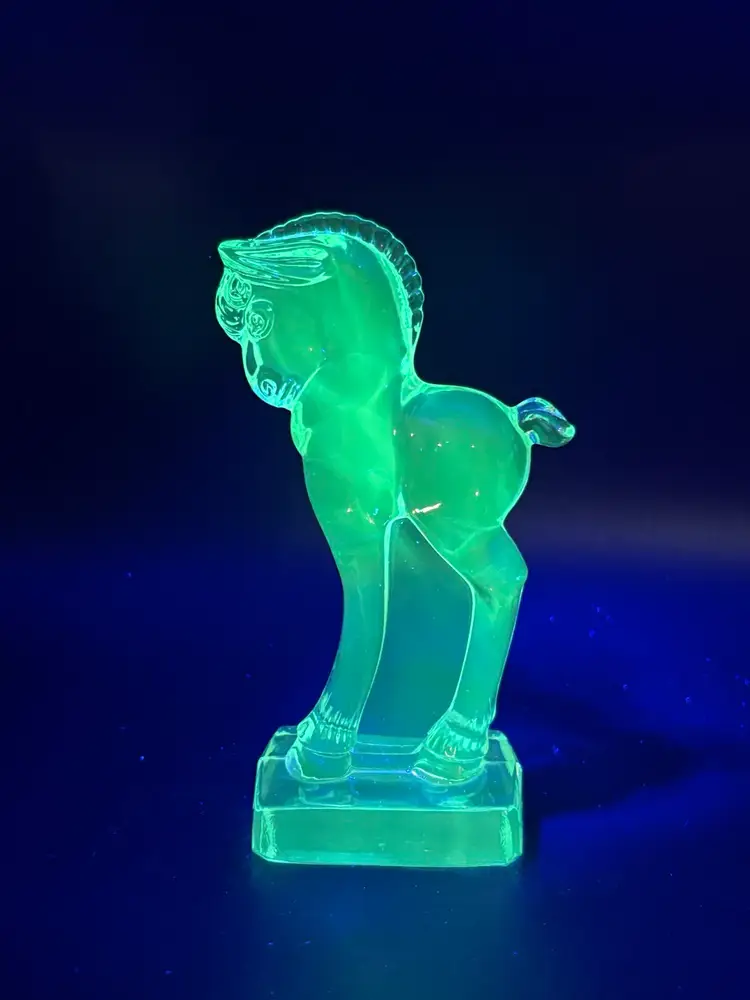 Heisey Glass Horse