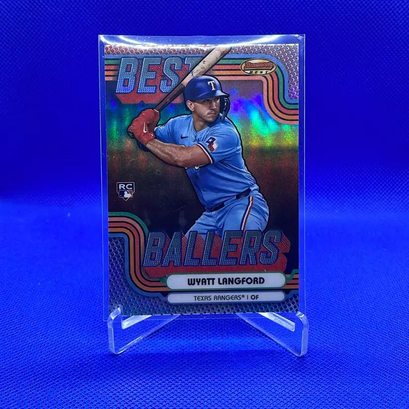 2024 Bowman’s Best Wyatt Langford RC Best Ballers Insert