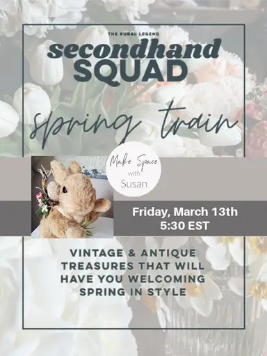 Spring Train: Make Space with Susan 