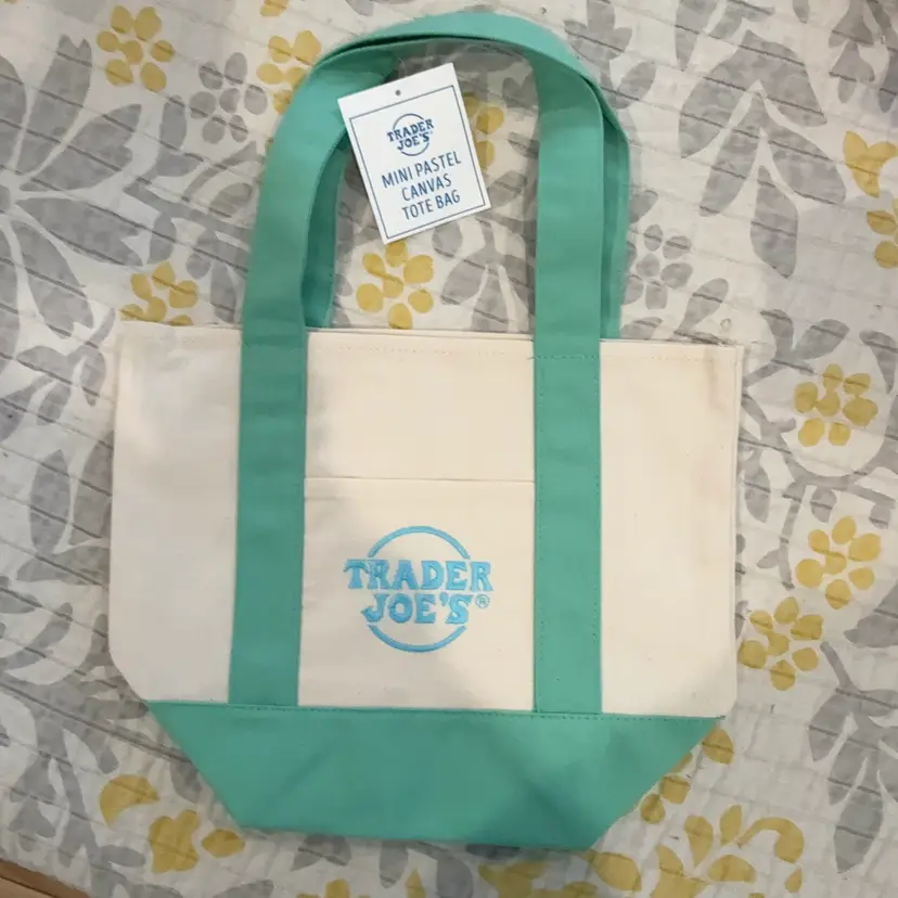 Trader Joe’s Mini Tote Bag - Spring Green