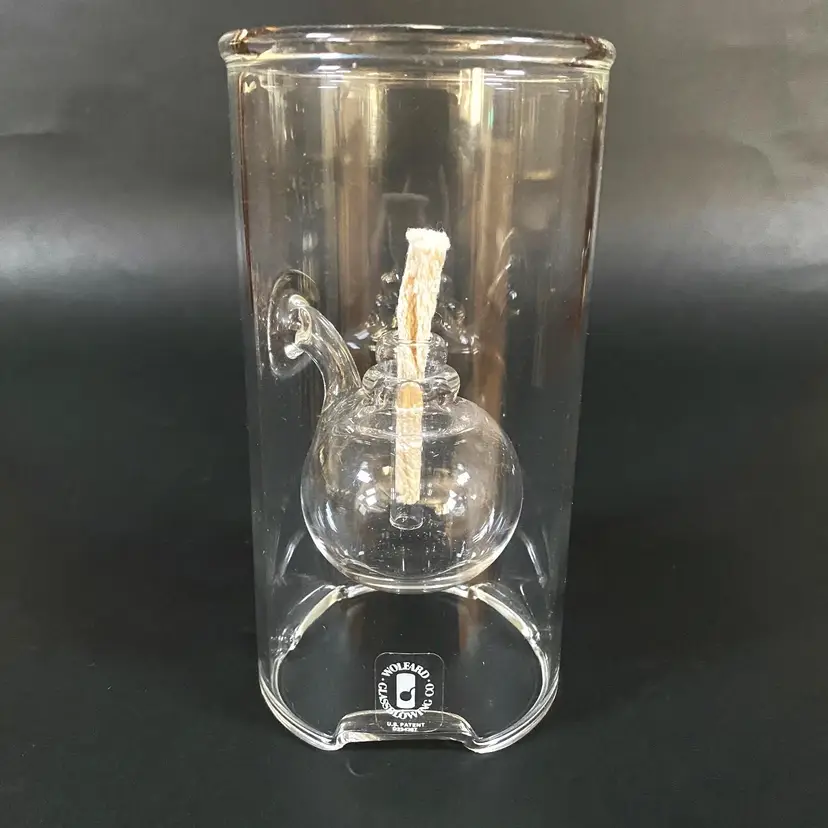 Wolfard Glassblowing Co. Classic Oil Lamp w/Wick Insert 6"