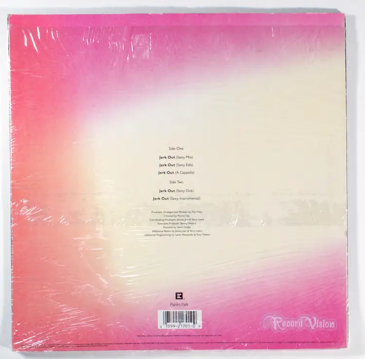 Time - Jerk Out (1990) Vinyl 12" Single • Pandemonium, Morris Day, Remix