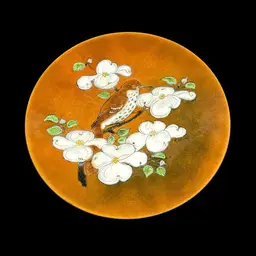 Margaret Ratcliff Enamel On Copper Signed Plate 6 1/2” Numbered No Noted Flaws