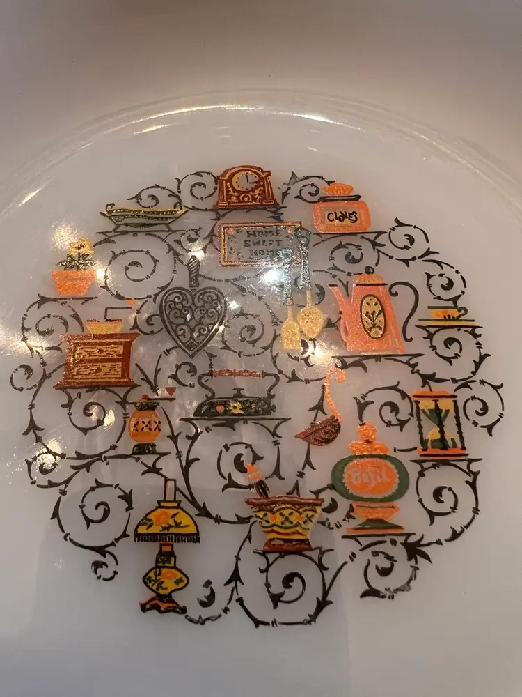 Vintage Fire King Homestead Pattern Set of 4 Dessert/Fruit Bowls