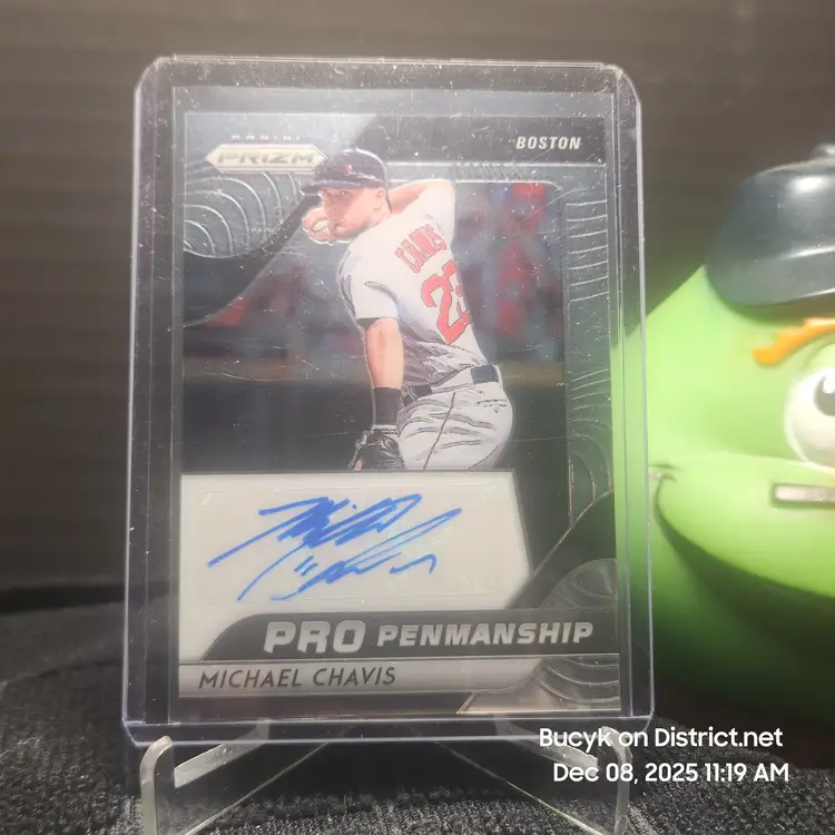 2020 Panini PRIZM Auto - Michael Chavis Boston Red Sox