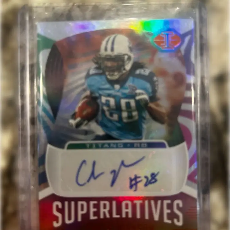 2021 Panini Illusions Chris Johnson Superlatives Auto Titans #SU-12 Autograph