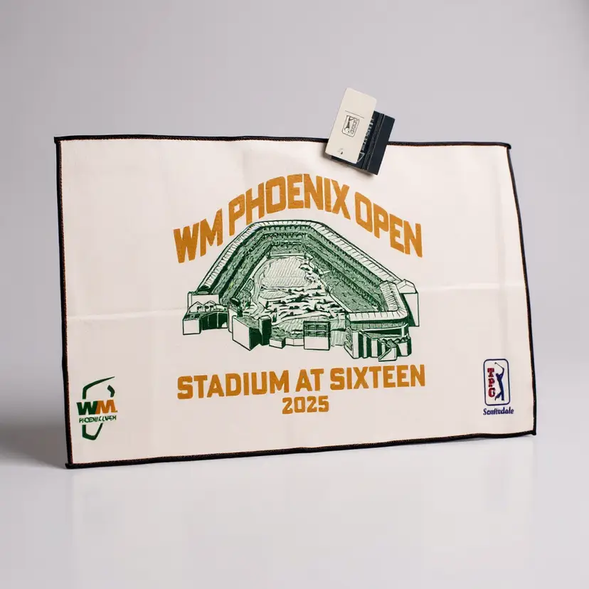 2025 WM Phoenix Open Stadium At 16 Golf Towel