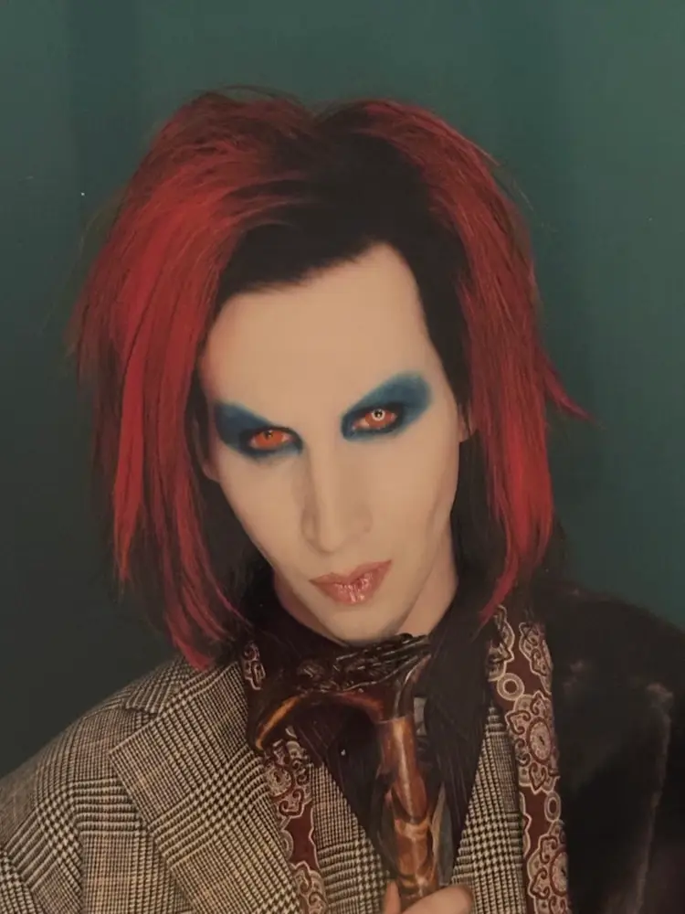 Marilyn Manson studio photograph in 9 x 12 By Olaf Heine 1998 Icon International