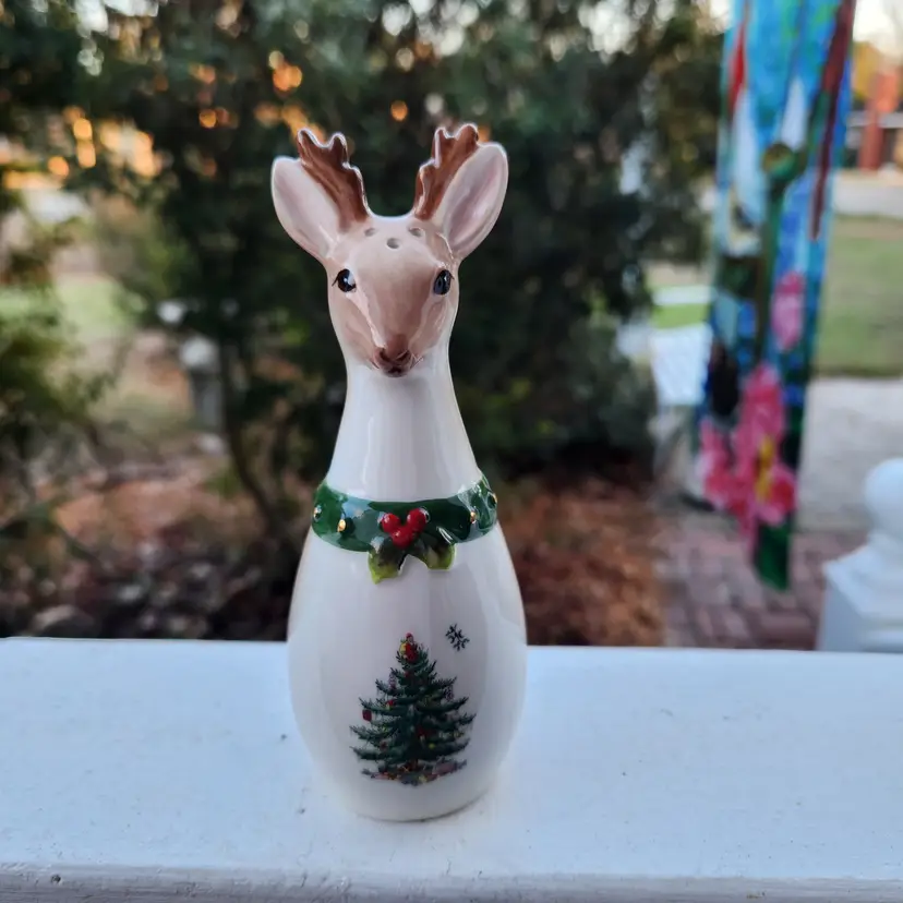 Spode Salt Shaker of Reindeer