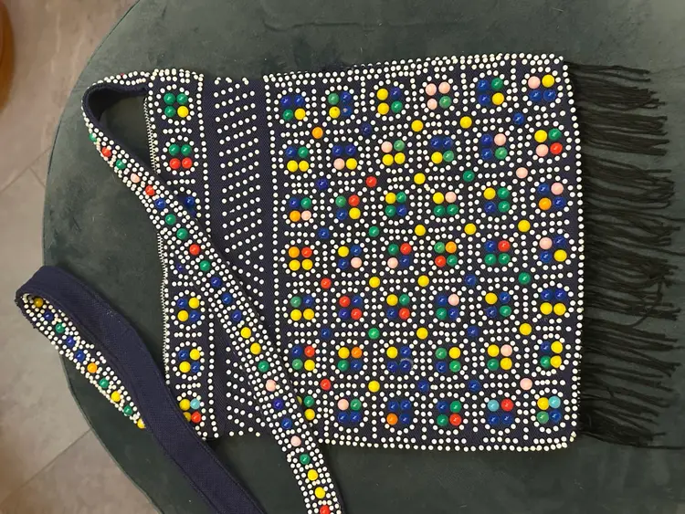 Candy Button Shoulder Bag Purse