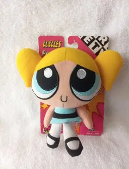 Vintage 1999 Cartoon Network Powerpuff Girls Bubbles Plush