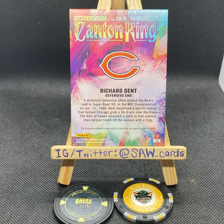 Richard Dent 2023 Canton Kings /199 Chicago Bears